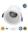 GLOBOSTAR® PLUTO-M 60255 Χωνευτό Downlight Σποτ με Honeycomb Anti Glare Reflector LED 10W 1250lm 38° AC 220-240V IP20 Θερμό Λευκό 2700K - Bridgelux COB Chip & TÜV SÜD Driver - Λευκό Ματ - Μ8.4 x Π8.4 x Υ5.9cm - Q7.5cm - 5 Χρόνια Εγγύηση